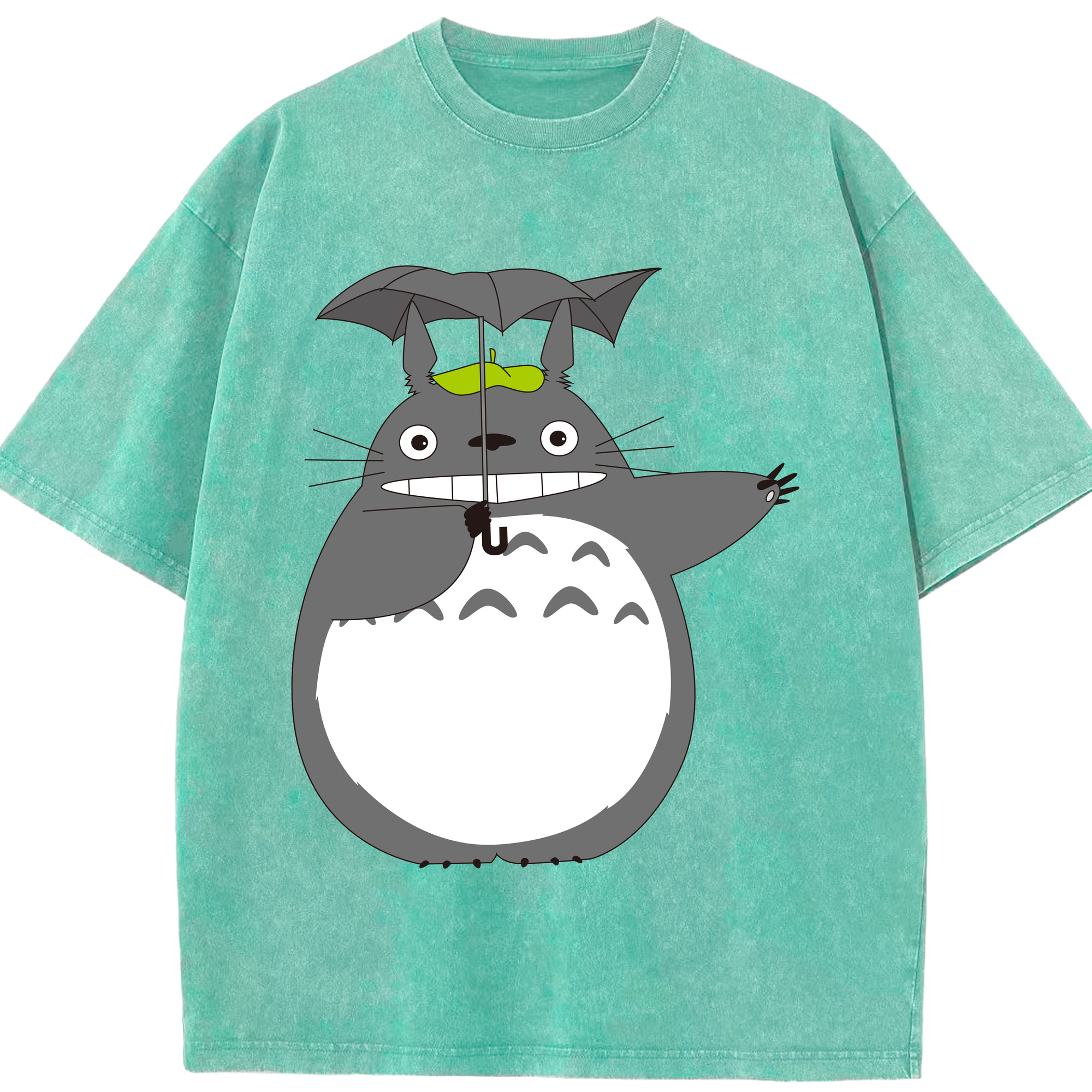 （画像用） となりのトトロ 草壁メイ 草壁サツキ My Neighbor Totoro Satsuki Kusakabe Mei Kusakabe 綿100% ヴィンテージ風 半袖Tシャツ（フロントプリント）